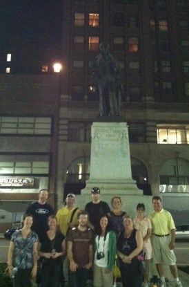 Does the ghost of Michigan's first governor haunt Capitol Park? 